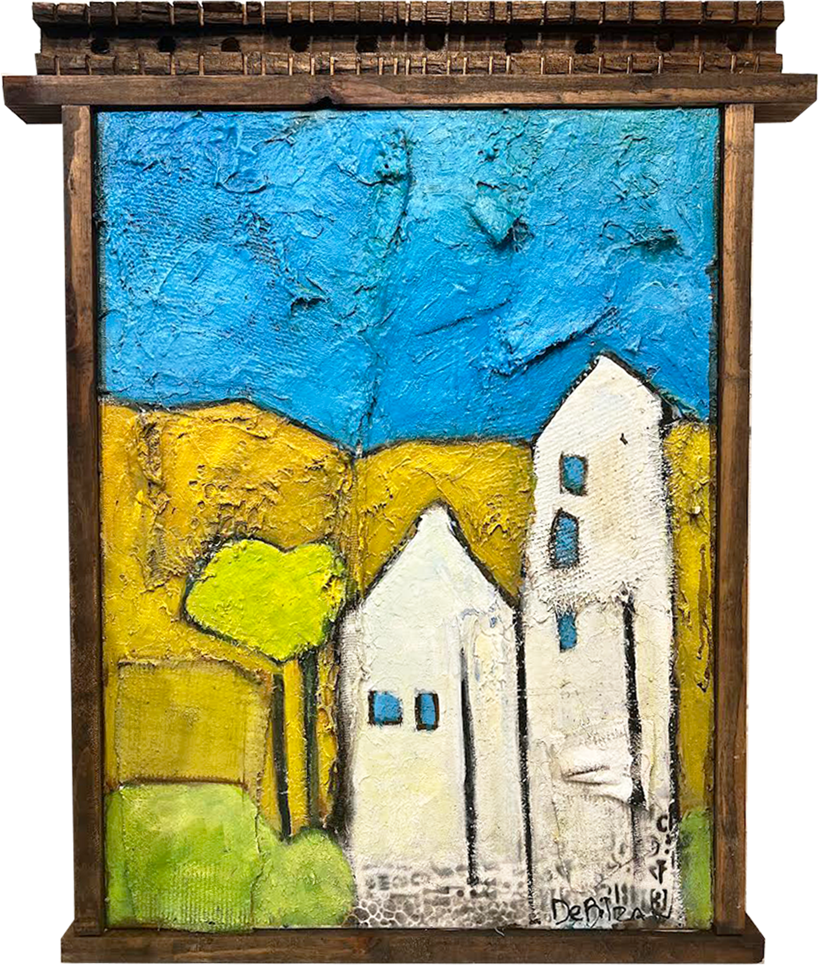 When the Hills keep watch 23x28